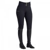 Bryczesy damskie ANNBER Grip High Waist - Spooks - dark blue